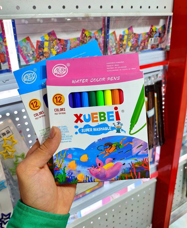 ماژِیک نقاشی قابل شستشو 12 عددی