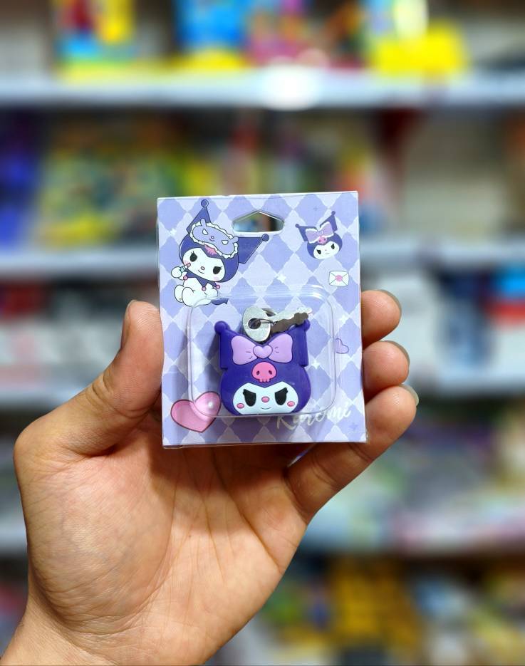 قفل عروسکی کلید دار کرومی